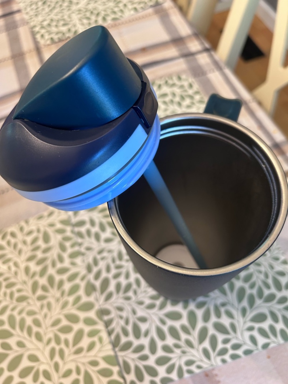 Owala 40oz Blue Stainless Steel Tumbler - Slim Travel Bottle - Picture 5 of 5